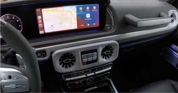achteraf Apple CarPlay Android Auto inbouwen plaatsen Mercedes G-Klasse