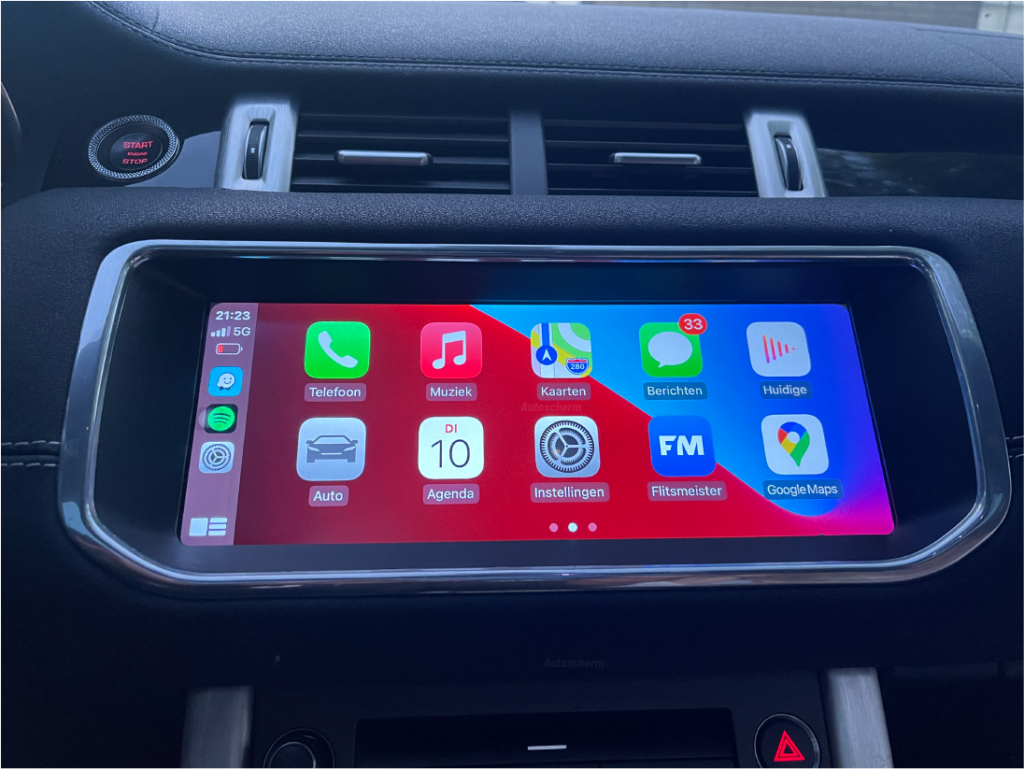 Smartphone integratie Apple CarPlay Android Auto inbouwen Mercedes benz Audi BMW Porsche Lexus Jaguar Land Rover Range Rover Maserati