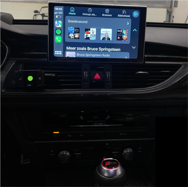 Premium multimediasysteem autoscherm navigatiesysteem autoradio Apple CarPlay Audi A6 S6 RS6 ABT