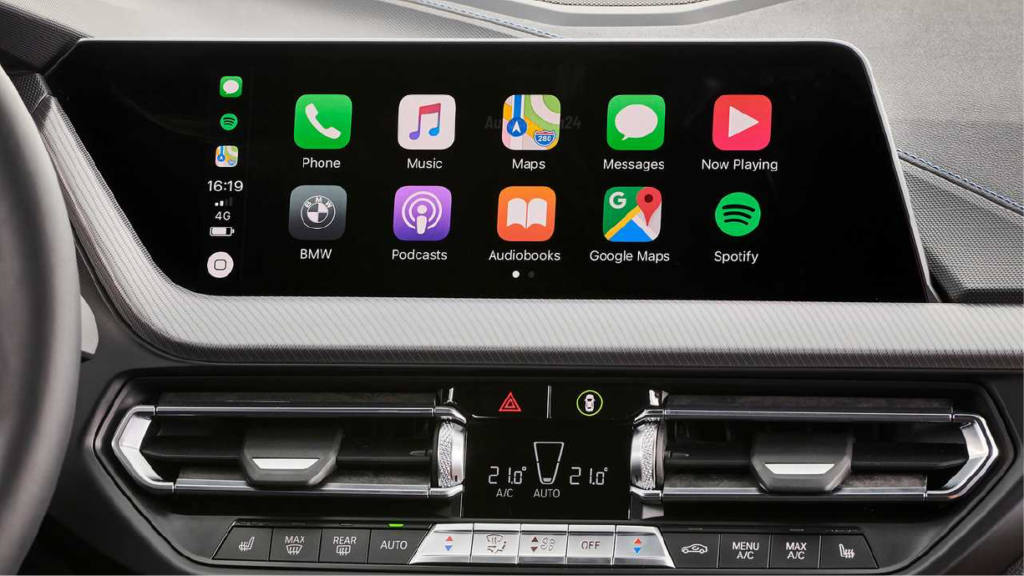 Apple CarPlay inbouwen plaatsen BMW 1 serie