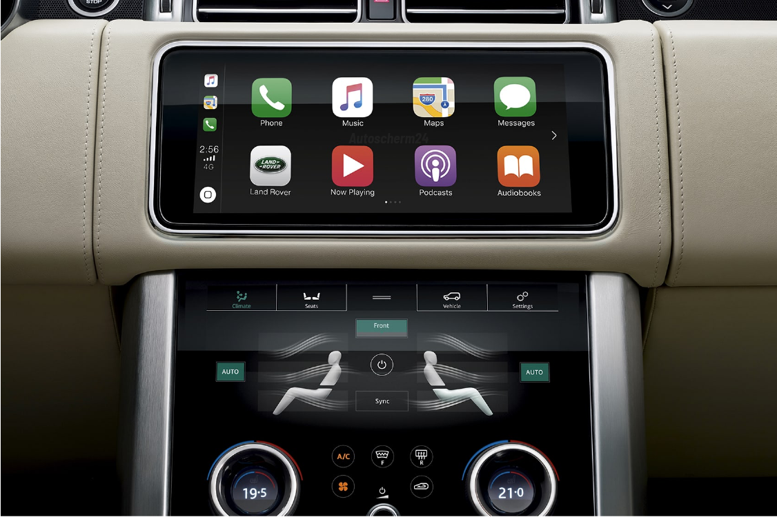 Carplay range rover evoque