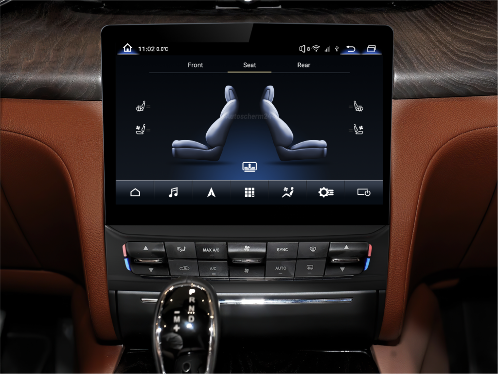 achteraf premium multimediasysteem touchscreen grootscherm Apple CarPlay Android Auto Maserati Ghibli GranTurismo GT Quattroporte