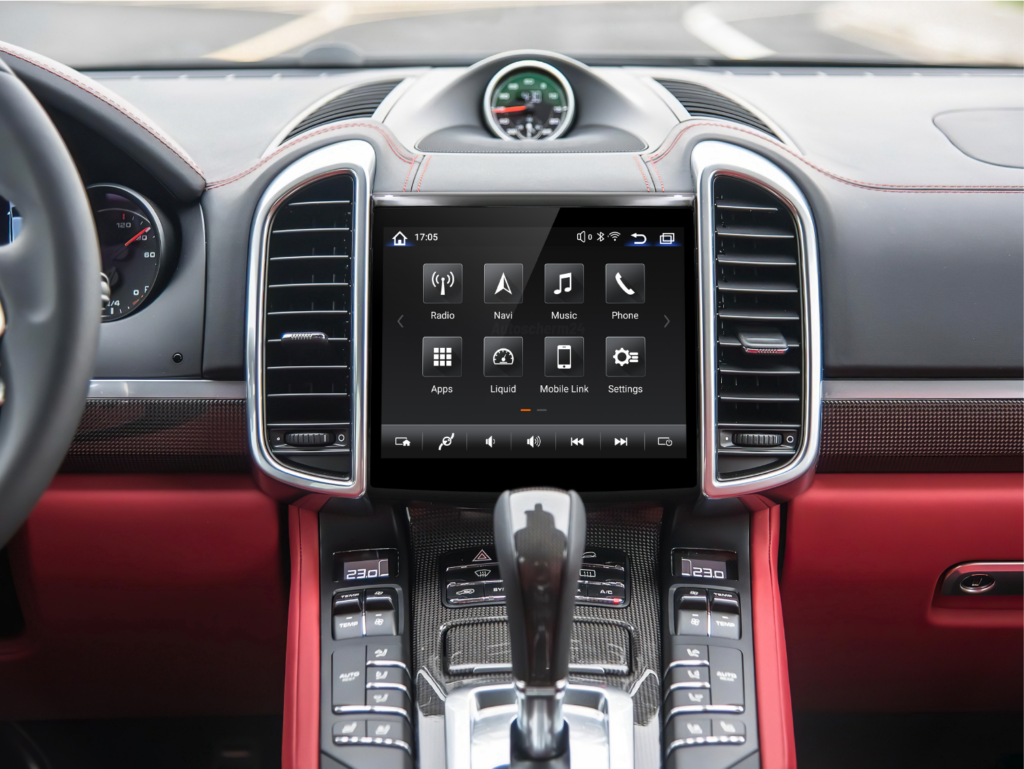achteraf premium multimediasysteem touchscreen grootscherm Porsche Cayenne Macan 911 Boxter Panamera