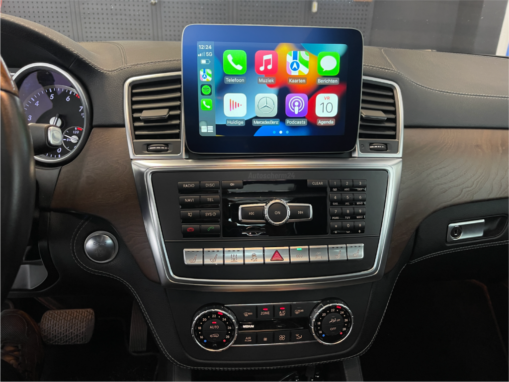 Smartphone Integratie Mercedes-Benz GL-Klasse Apple CarPlay / Android Auto Autoscherm24