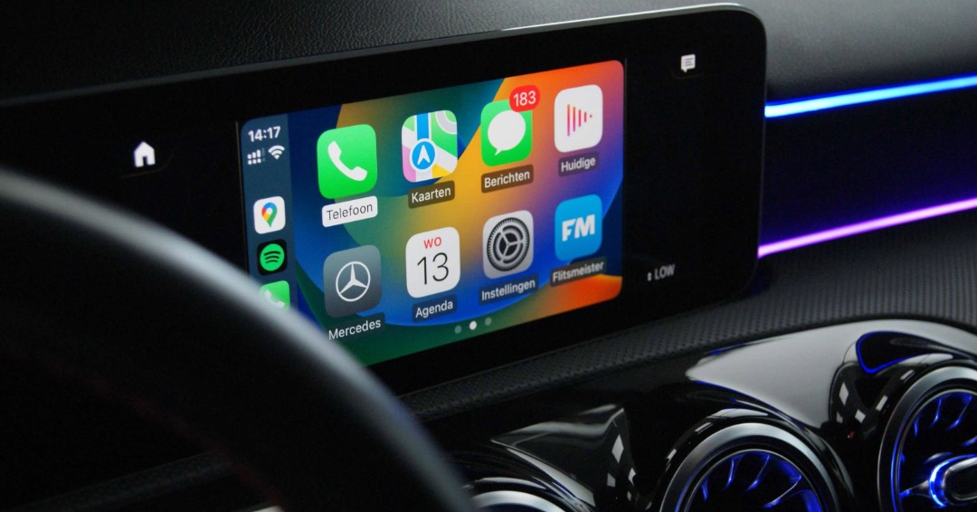 Mercedes-apple-carplay-a-klasse-android-auto-installeren-inbouwen