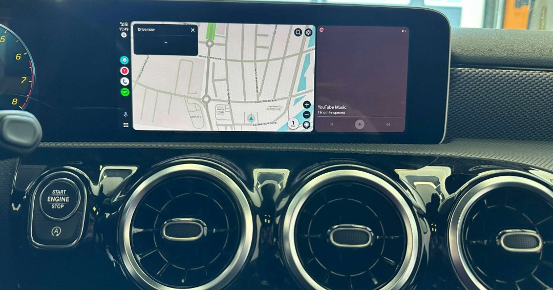 Mercedes-a-klasse-android-auto-installeren-inbouwen