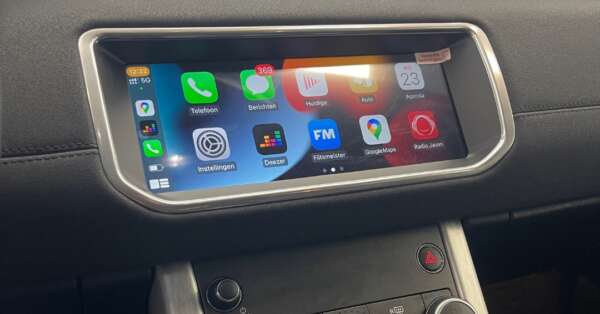 Range-rover-evoque-apple-carplay-inbouwen-android-auto-inbouwen