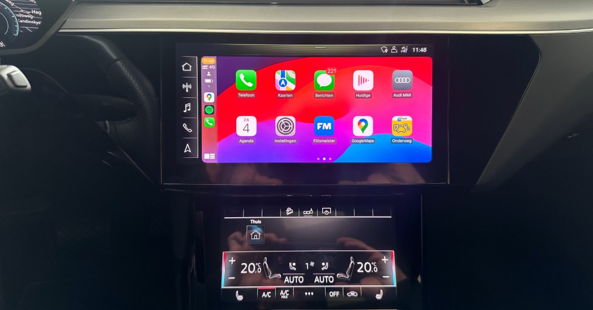 Apple-CarPlay-smartphone-integratie-Audi-e-tron-inbouwen-installeren-activeren